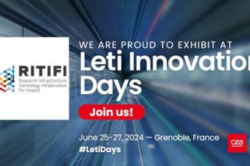 A banner with a writing "We are proud to exhibit at Leti Innovation Days"